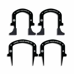 Back 2 Basics Golf 4x Staggered Putting Gates | With Or Without Stands | 4 Different Sizes | Portable Golf Training Accessory | Indoor & Outdoor