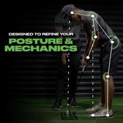 Back 2 Basics Golf The Ultimate Short Game Bundle | Pro Path Mirror + Staggered Gates + Play-Off Putting Mat -Golf Clubs Sales Store Posture Setup