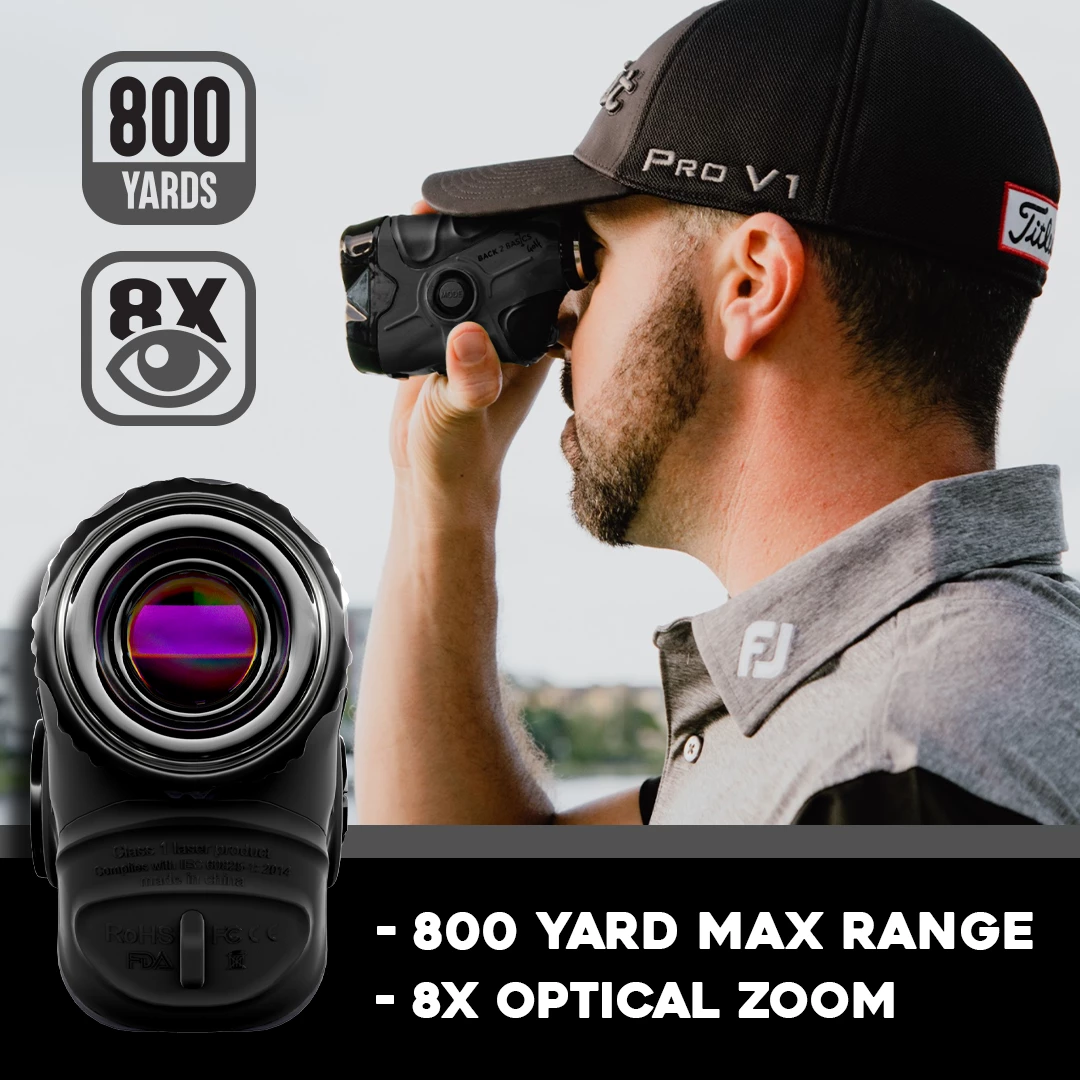 Back 2 Basics Golf ProVision Range Finder | Matte Black 6 Back 2 Basics Golf ProVision Range Finder | Matte Black - Image 4