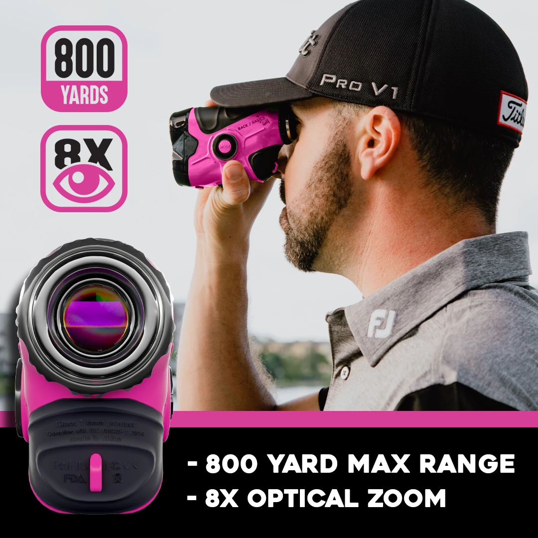 Back 2 Basics Golf ProVision Range Finder | Pink 6 Back 2 Basics Golf ProVision Range Finder | Pink - Image 4
