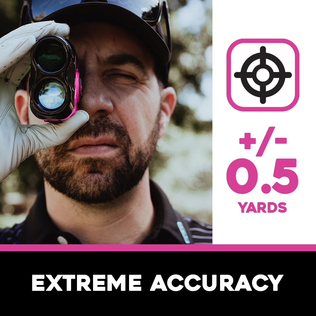 Back 2 Basics Golf ProVision Range Finder | Pink 7 Back 2 Basics Golf ProVision Range Finder | Pink - Image 5