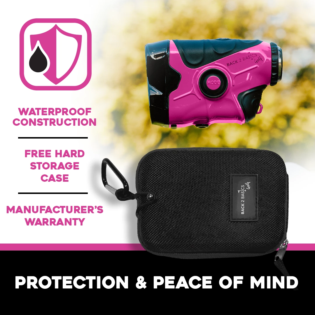Back 2 Basics Golf ProVision Range Finder | Pink 8 Back 2 Basics Golf ProVision Range Finder | Pink - Image 6
