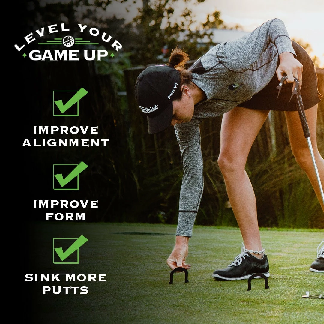 Back 2 Basics Golf 4x Staggered Putting Gates | With Or Without Stands | 4 Different Sizes | Portable Golf Training Accessory | Indoor & Outdoor 9 Back 2 Basics Golf 4x Staggered Putting Gates | With Or Without Stands | 4 Different Sizes | Portable Golf Training Accessory | Indoor & Outdoor - Image 7