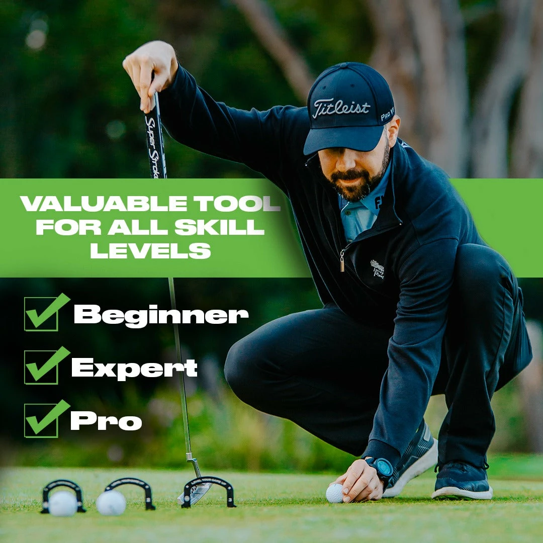 Back 2 Basics Golf 4x Staggered Putting Gates | With Or Without Stands | 4 Different Sizes | Portable Golf Training Accessory | Indoor & Outdoor 7 Back 2 Basics Golf 4x Staggered Putting Gates | With Or Without Stands | 4 Different Sizes | Portable Golf Training Accessory | Indoor & Outdoor - Image 5