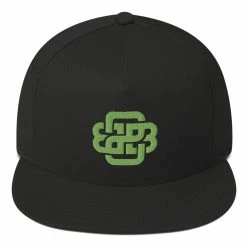 Back 2 Basics Golf "Celtic Knot" Kiwi Flat Bill Cap