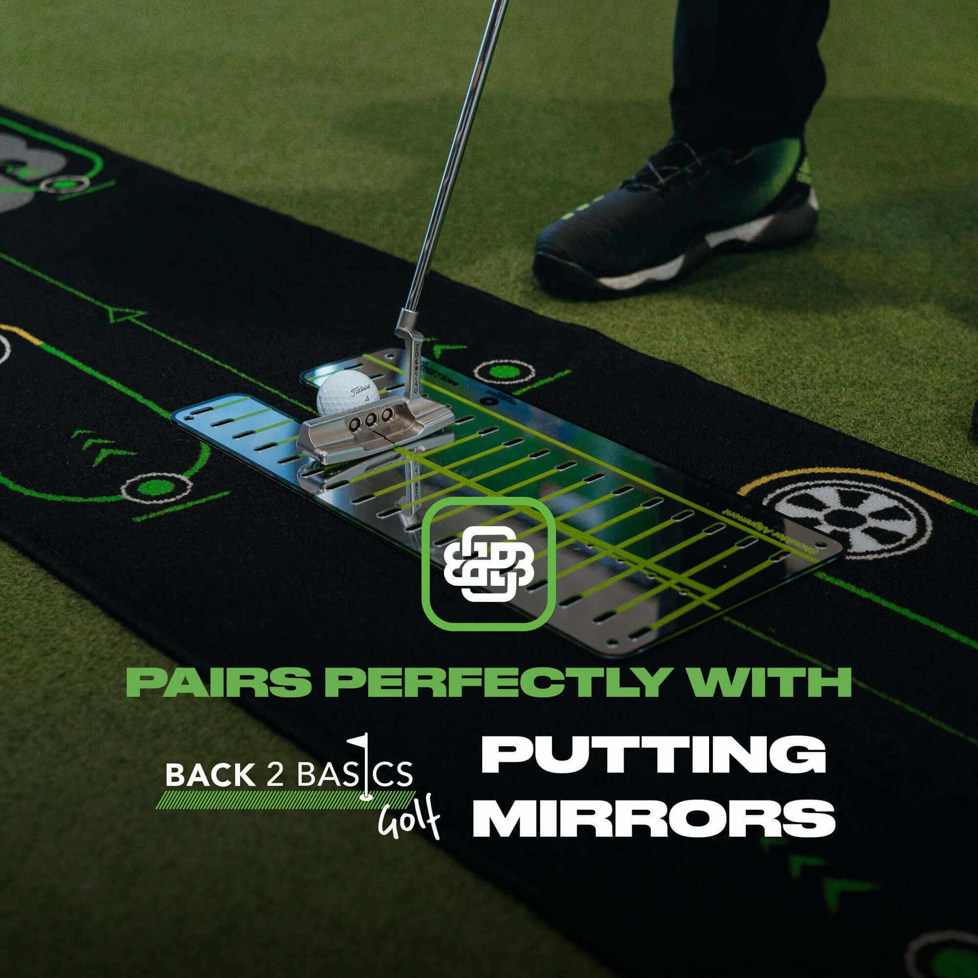 Back 2 Basics Golf Back 2 Basics Play-Off Putting Mat 10 Back 2 Basics Golf Back 2 Basics Play-Off Putting Mat - Image 8