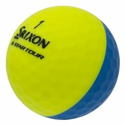 Srixon Q-Star Tour Divide Matte Blue/Yellow - 1 Dozen -Golf Clubs Sales Store sr q star tour matte bluey 1