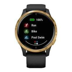 Garmin Venu GPS Watch 2019 -Golf Clubs Sales Store via0018 black gold 4 64965.1569645936